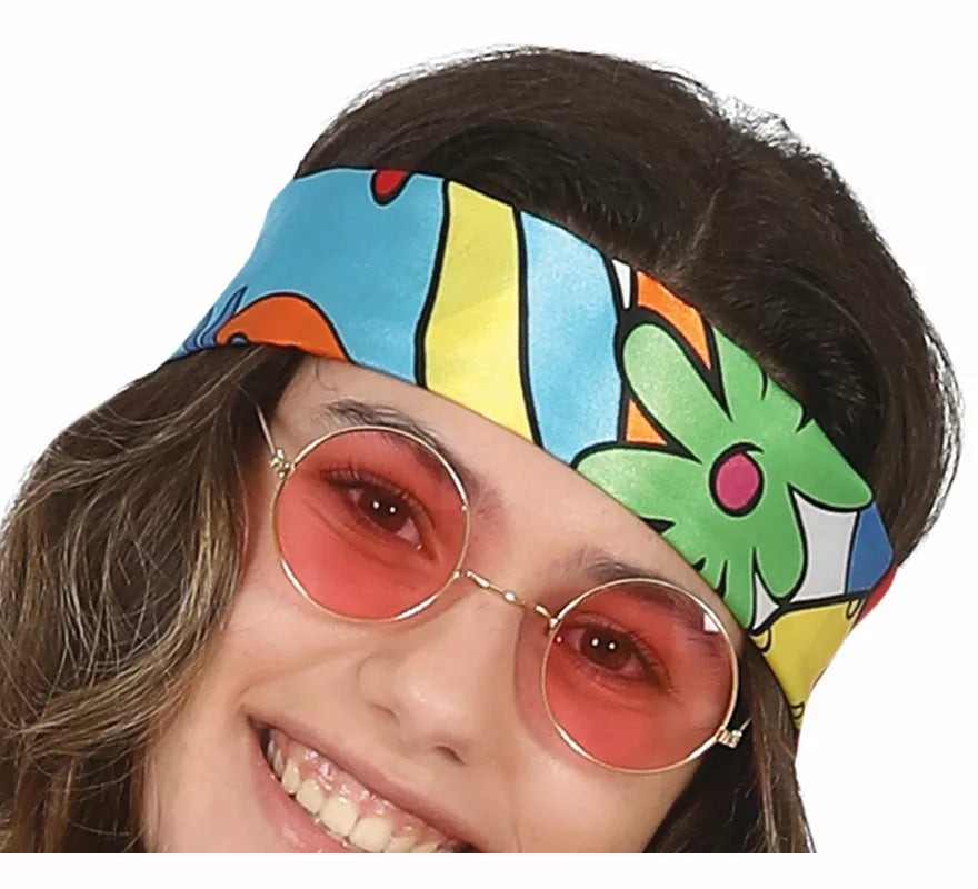 Translation missing: de.Disfraz de Hippie Psicodélica para adolescente