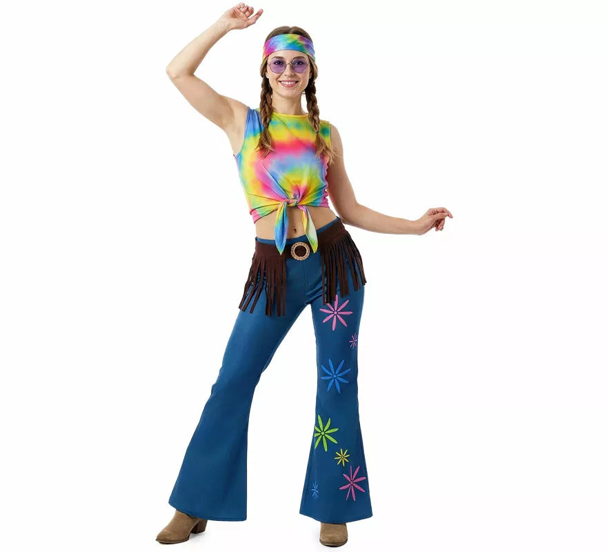 Translation missing: de.Disfraz de Hippie Psicodélica para mujer