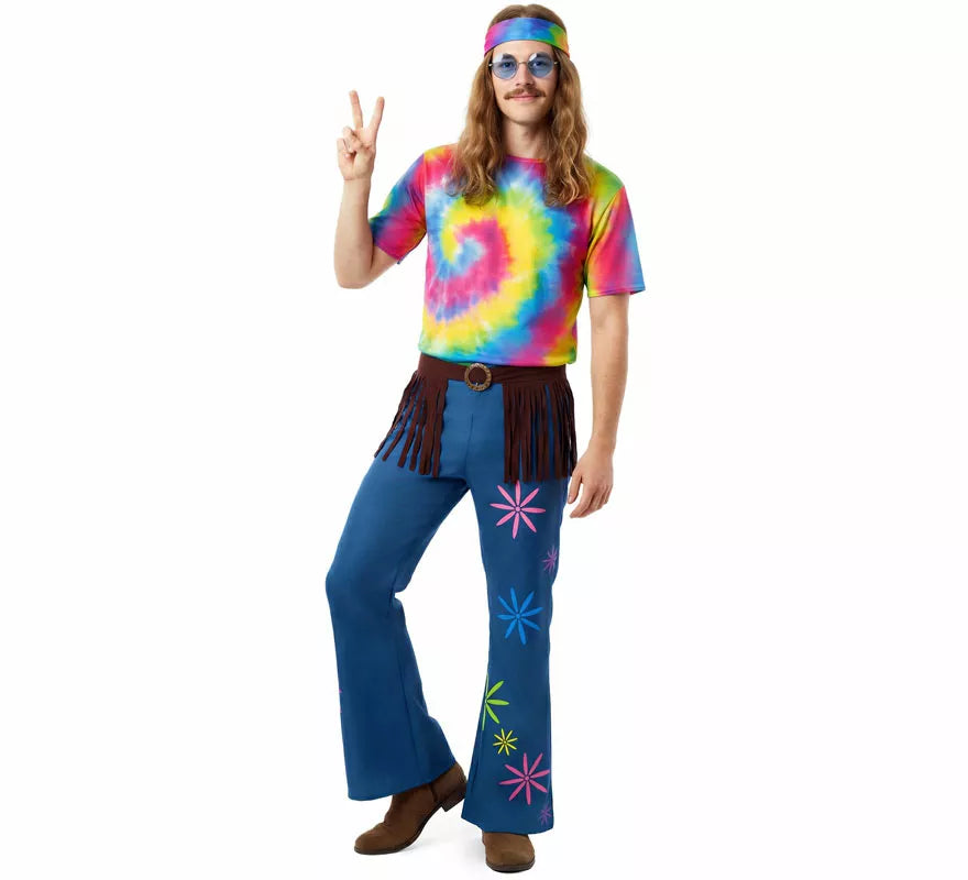 Translation missing: de.Disfraz de Hippie Psicodélico para hombre