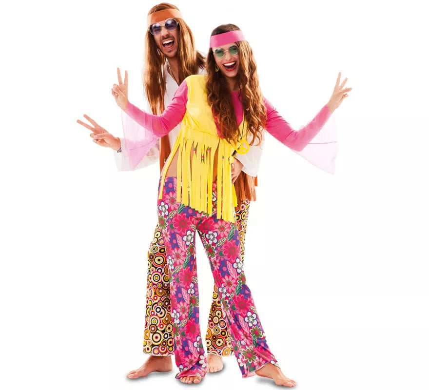 Translation missing: de.Disfraz de Hippie Psicodélico para hombre