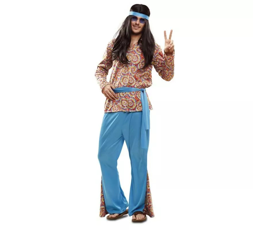 Translation missing: de.Disfraz de Hippie Psicodélico para hombre
