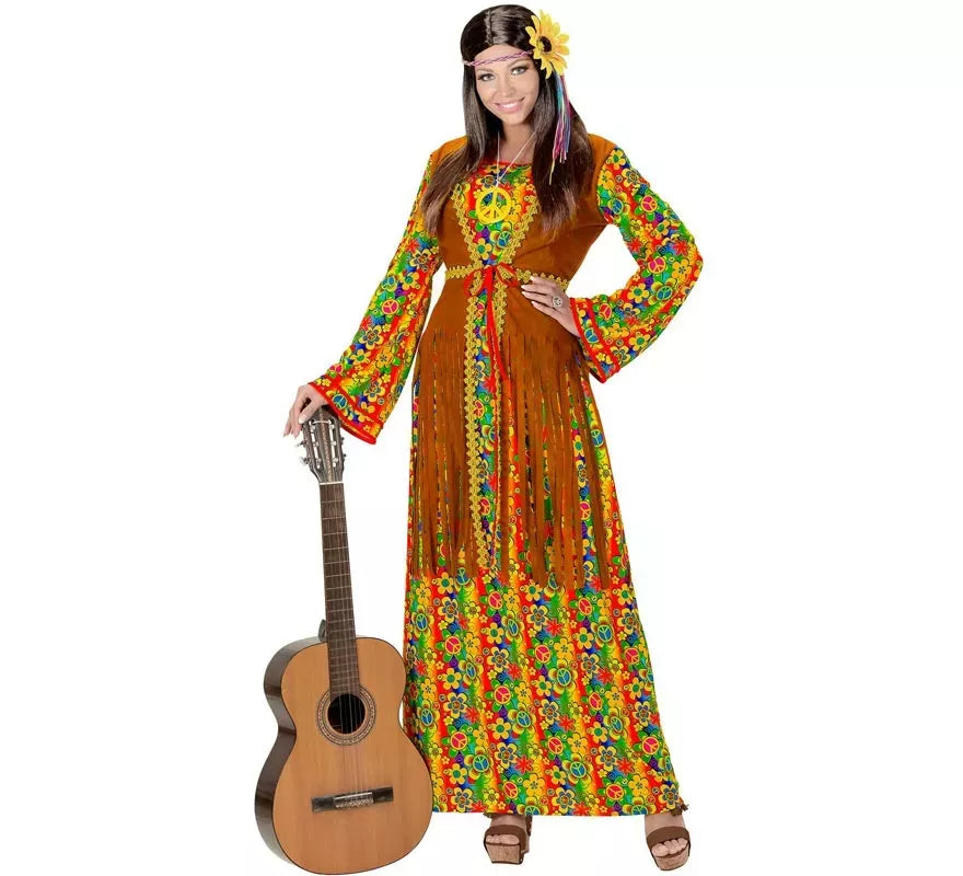 Translation missing: de.Disfraz de Hippie Símbolo de Paz para mujer
