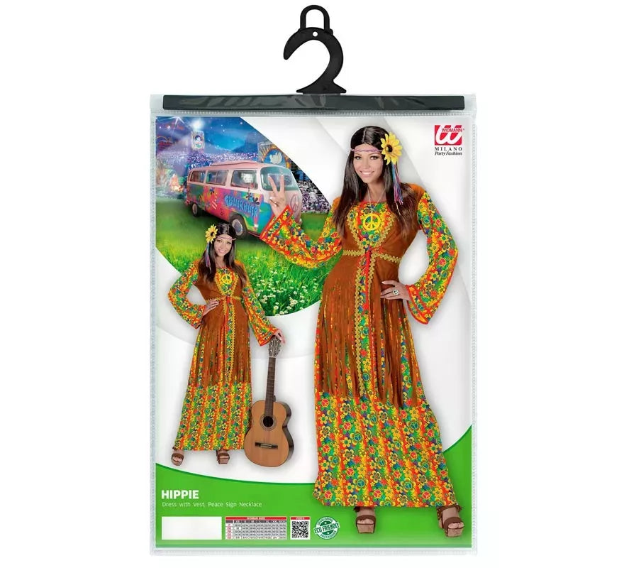 Translation missing: de.Disfraz de Hippie Símbolo de Paz para mujer
