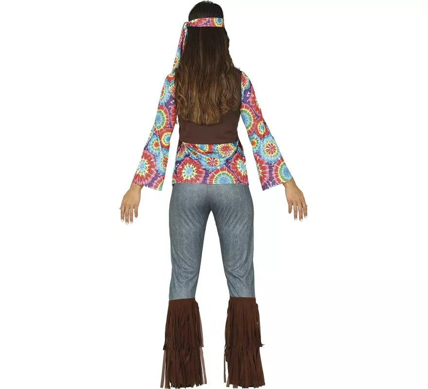 Translation missing: de.Disfraz de Hippy con Chaleco para mujer