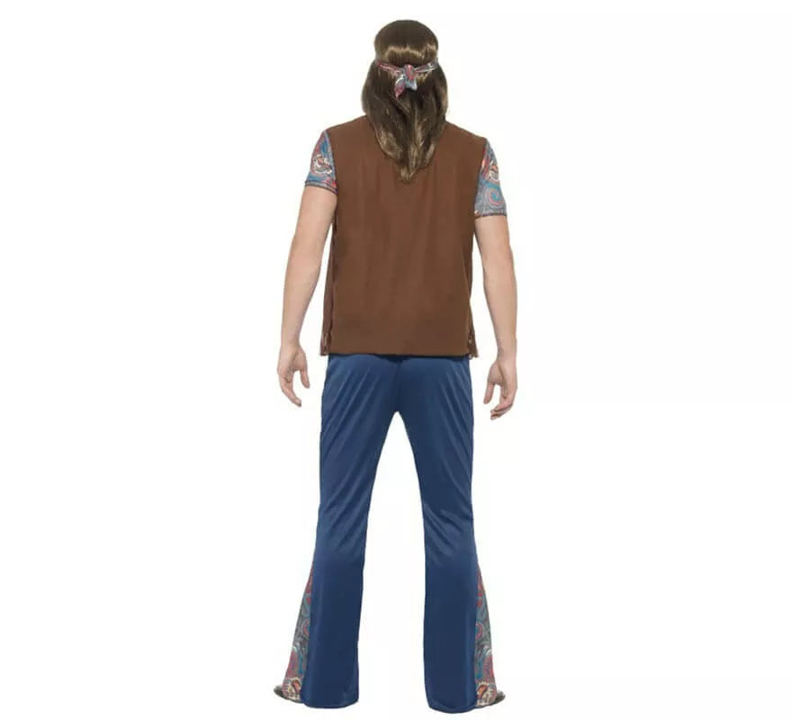 Translation missing: de.Disfraz de Hippy Multicolor para hombre