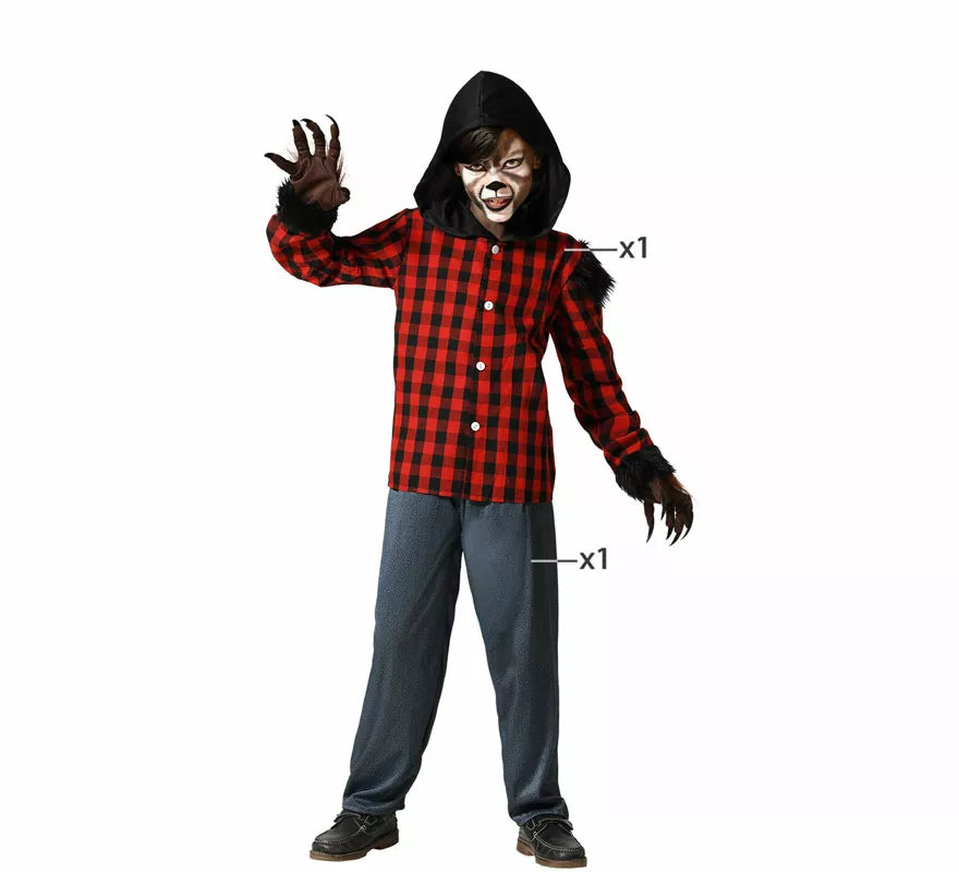 Translation missing: de.Disfraz de Hombre Lobo para niño
