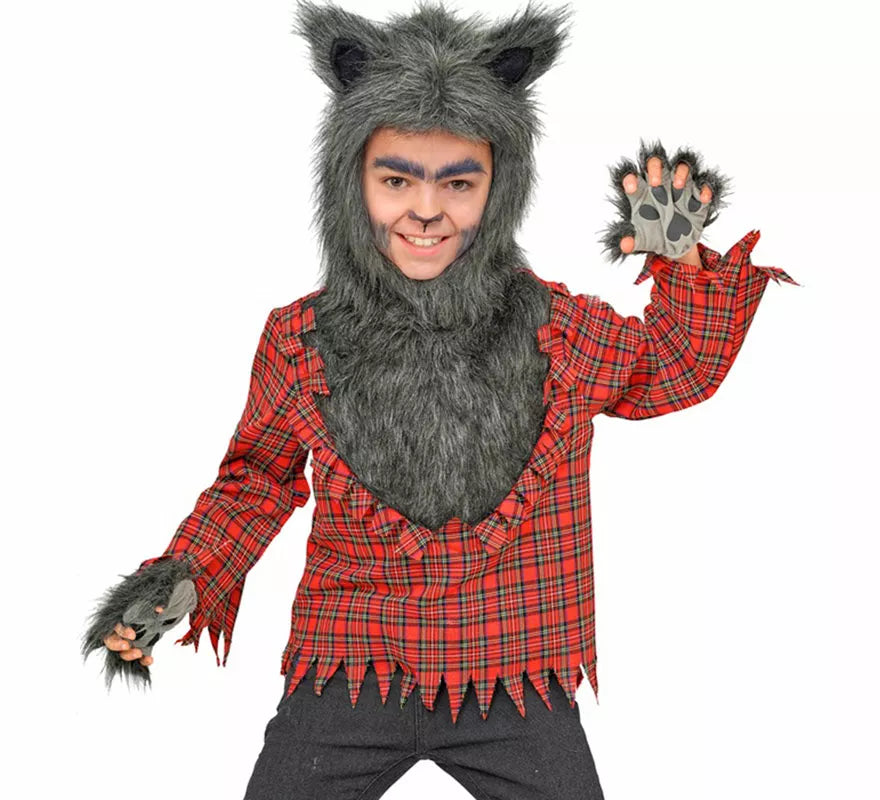 Translation missing: de.Disfraz de Hombre Lobo para niños