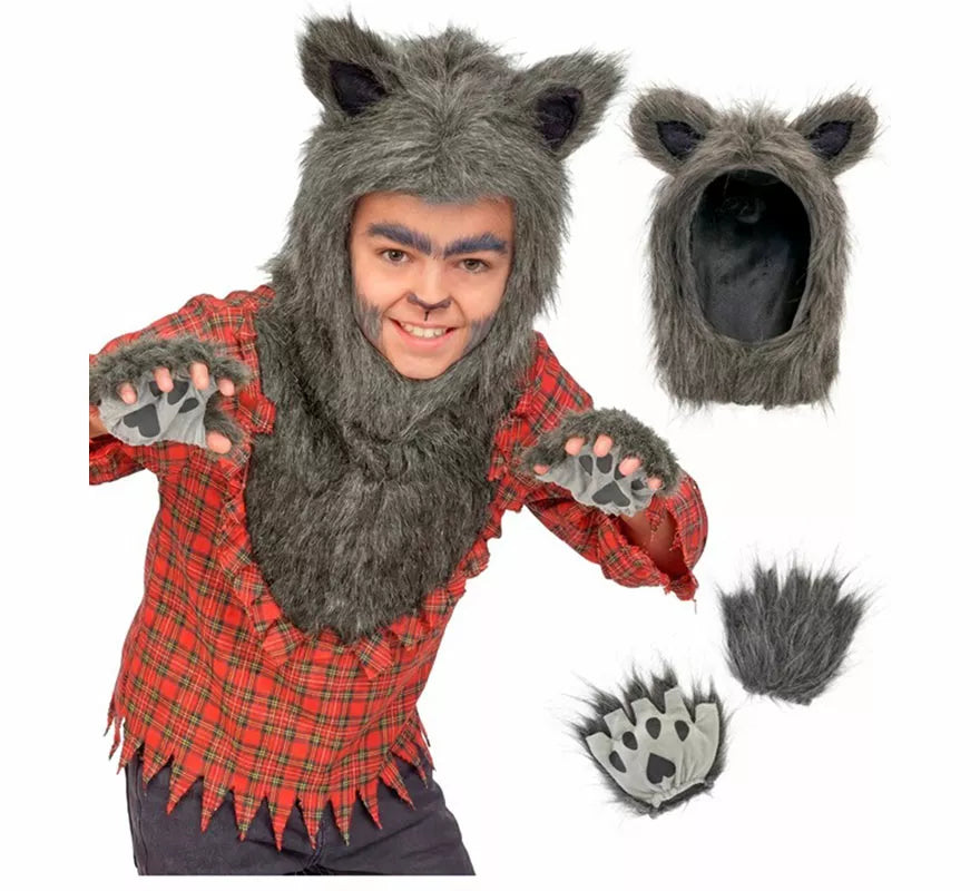 Translation missing: de.Disfraz de Hombre Lobo para niños