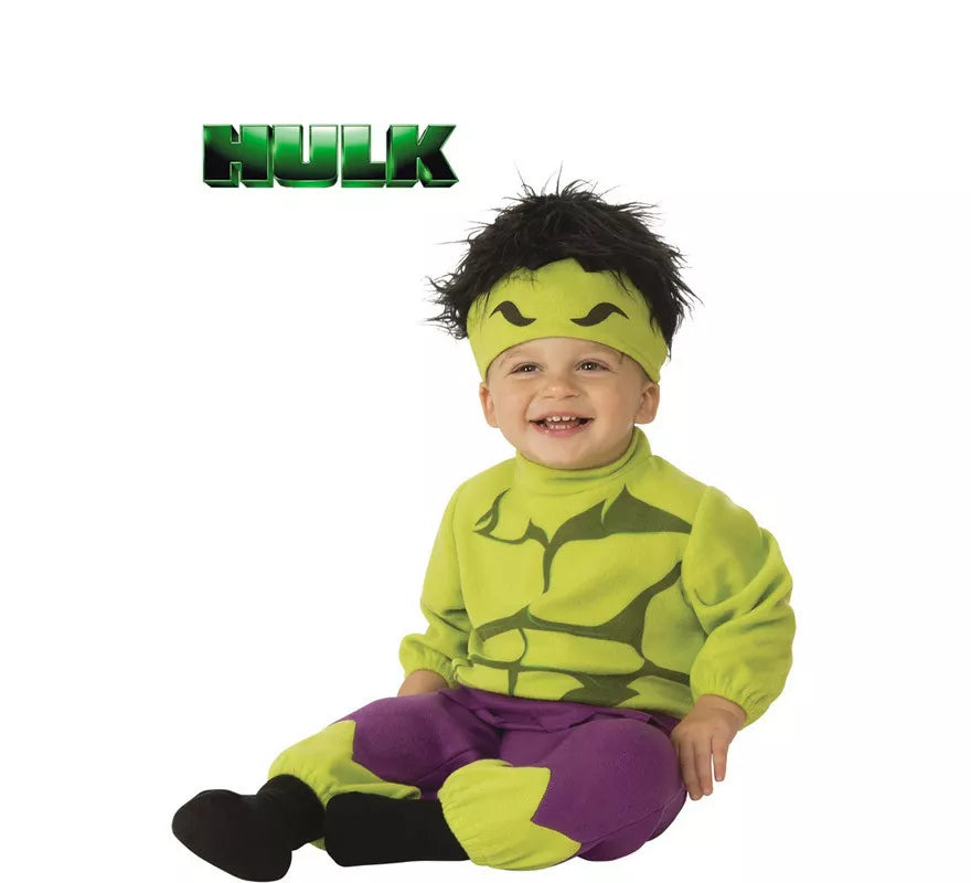 Translation missing: de.Disfraz de Hulk con gorro para bebé
