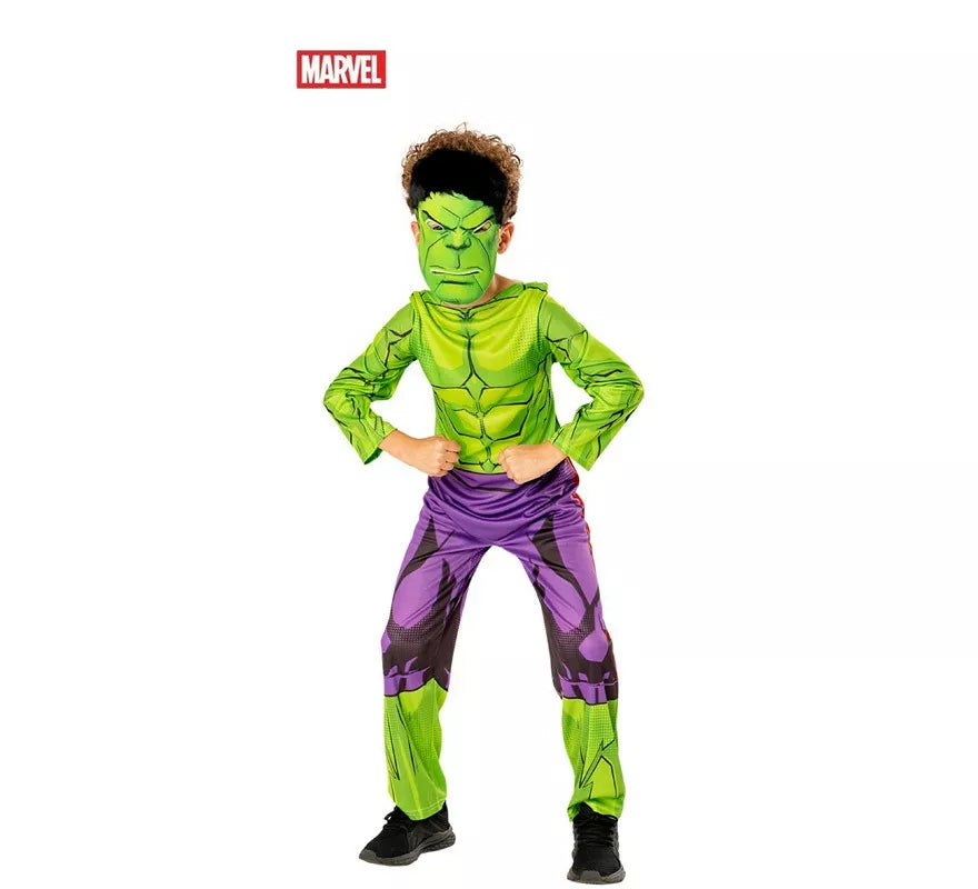 Translation missing: de.Disfraz de Hulk Green Col para niño