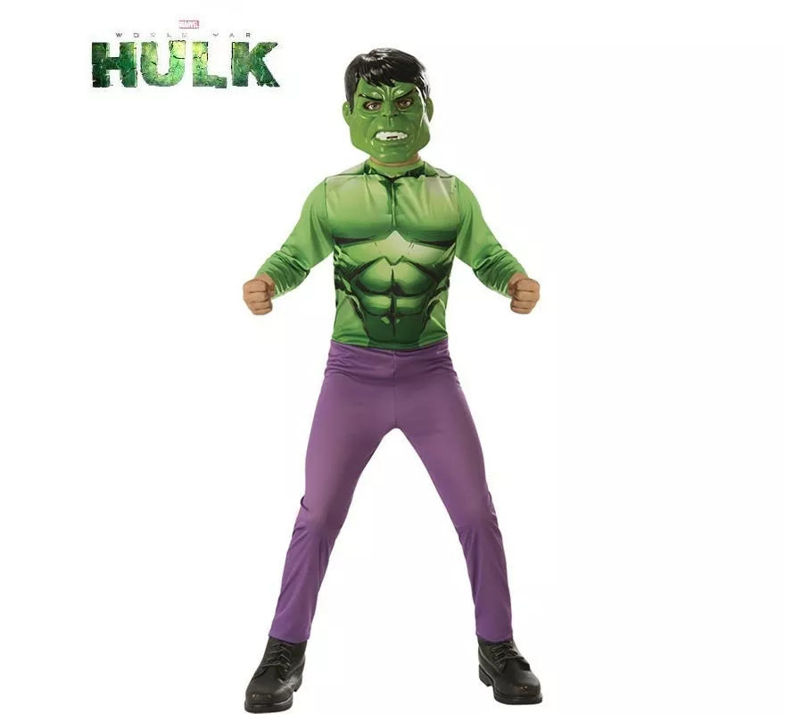 Translation missing: de.Disfraz de Hulk Opp con máscara en caja para niño