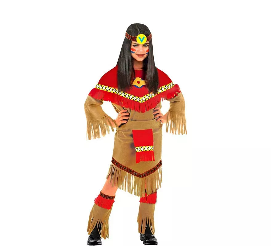 Translation missing: de.Disfraz de India Cherokee para niña