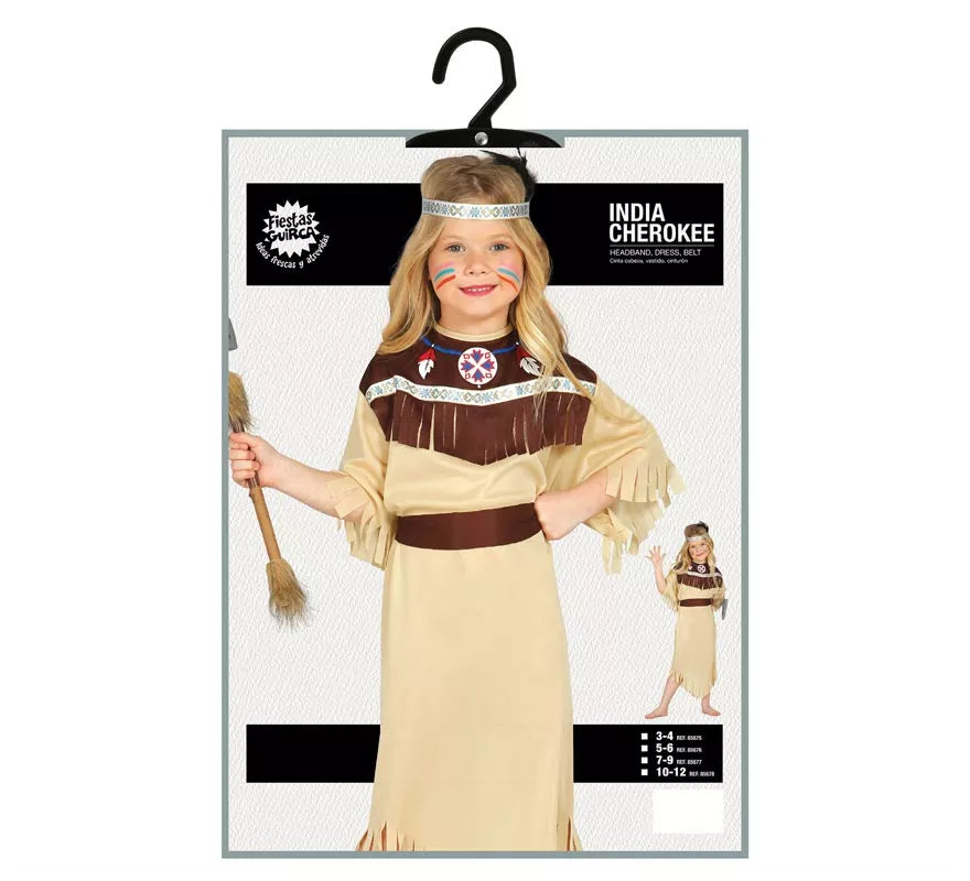 Translation missing: de.Disfraz de India Cherokee para Niñas