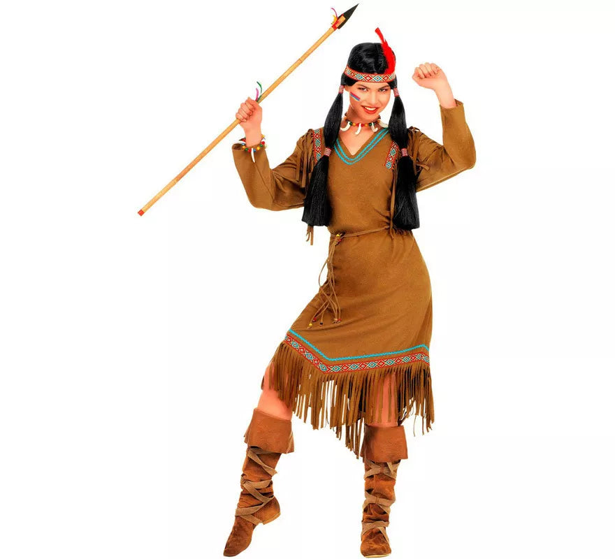 Translation missing: de.Disfraz de India Cheyenne con Vestido para mujer