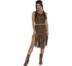 Brown Indian Kostüm für Damen