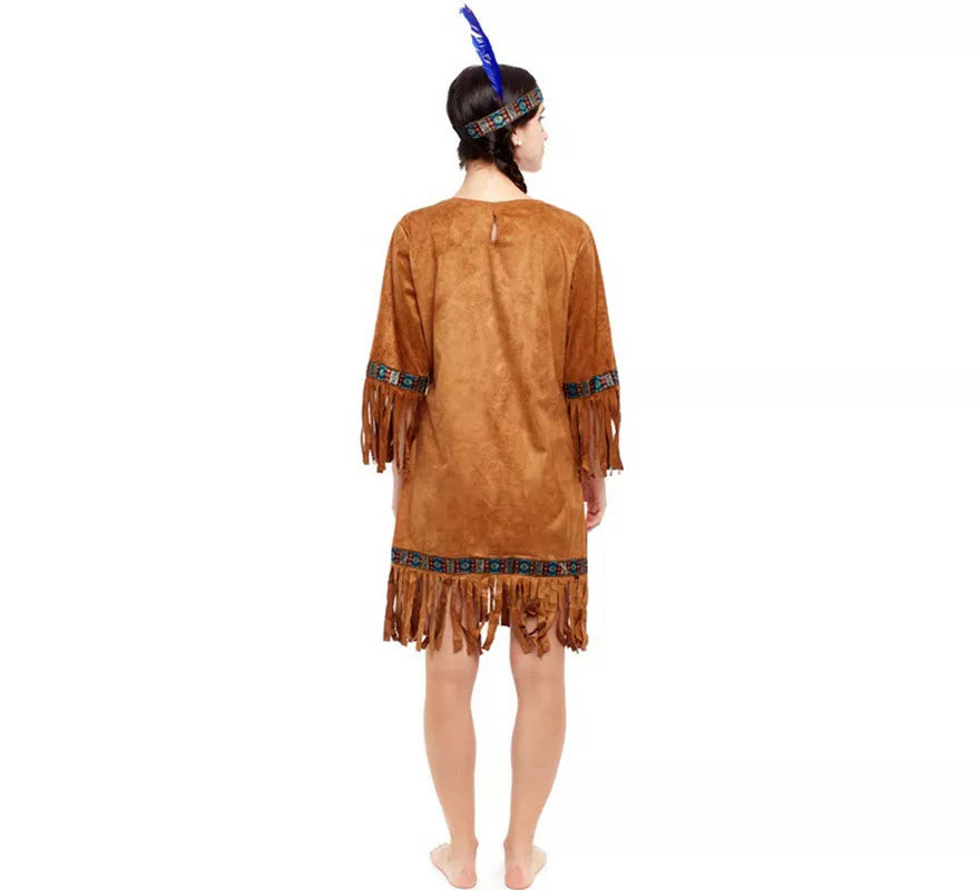Translation missing: de.Disfraz de India marrón para mujer