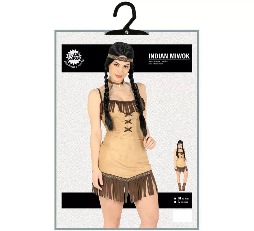 Translation missing: de.Disfraz de India Miwok para mujer