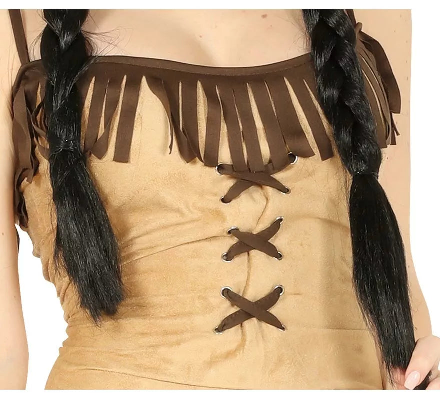 Disfraz de India Miwok para mujer