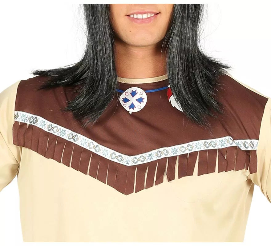 Translation missing: de.Disfraz de Indio a picos para hombre