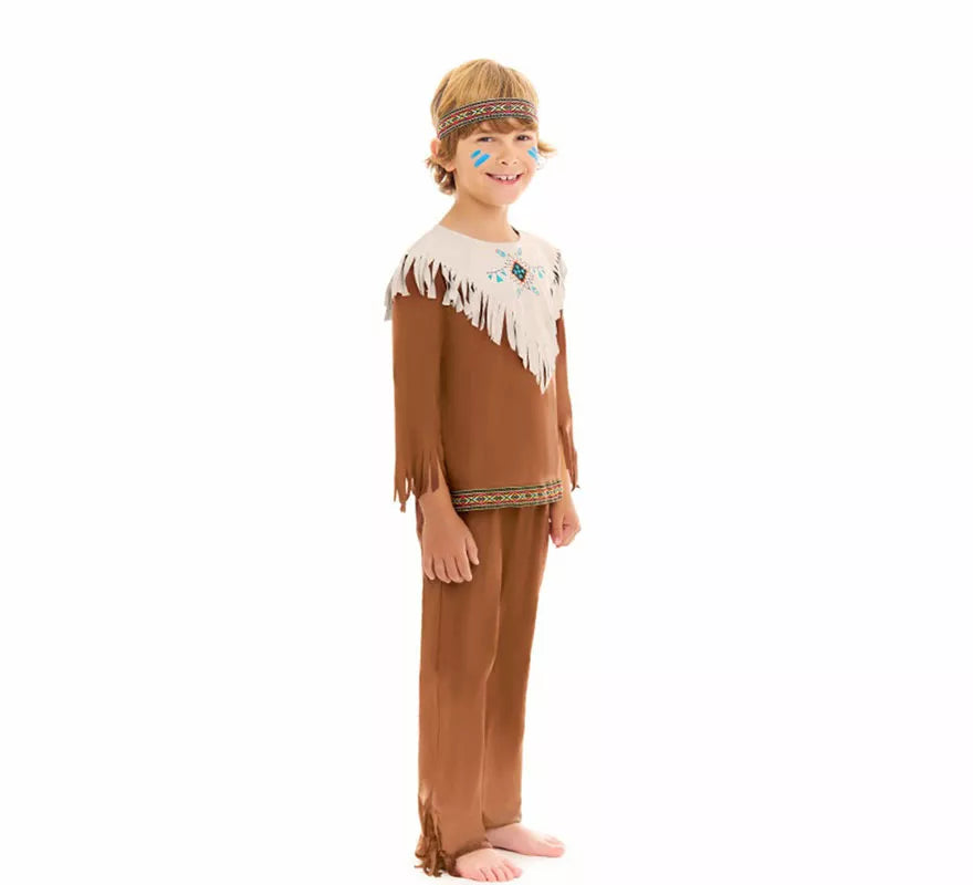 Translation missing: de.Disfraz de Indio Apache para niño