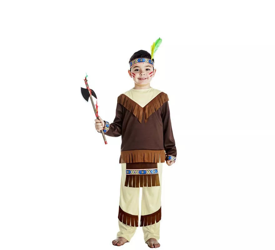 Translation missing: de.Disfraz de Indio Apache para niño