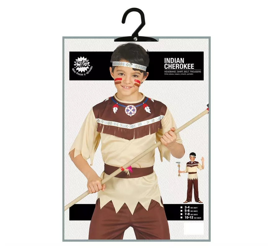 Translation missing: de.Disfraz de Indio Cherokee para Niños