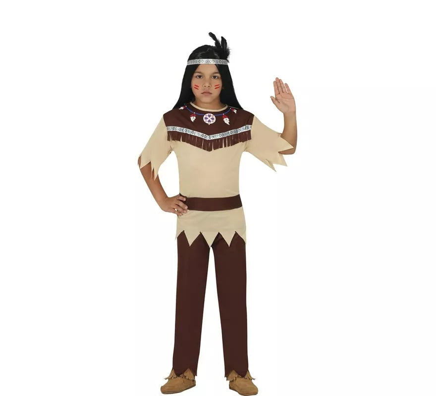 Translation missing: de.Disfraz de Indio Cherokee para Niños
