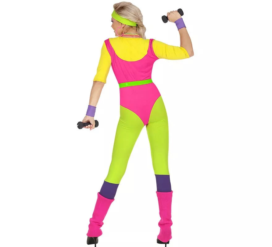 Translation missing: de.Disfraz de Instructora de Aerobics Años 80 para mujer