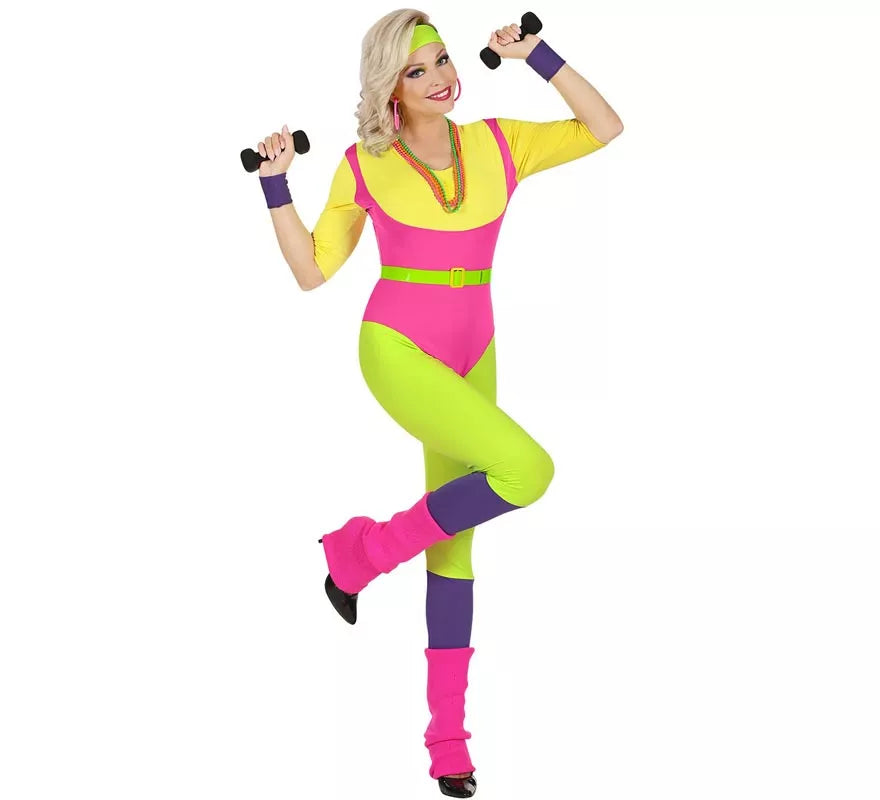 Translation missing: de.Disfraz de Instructora de Aerobics Años 80 para mujer
