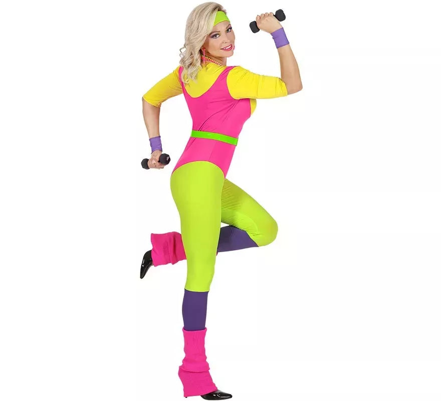 Translation missing: de.Disfraz de Instructora de Aerobics Años 80 para mujer