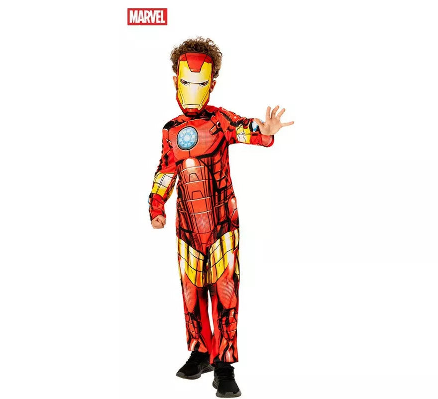 Translation missing: de.Disfraz de Iron Man Green Col para niño