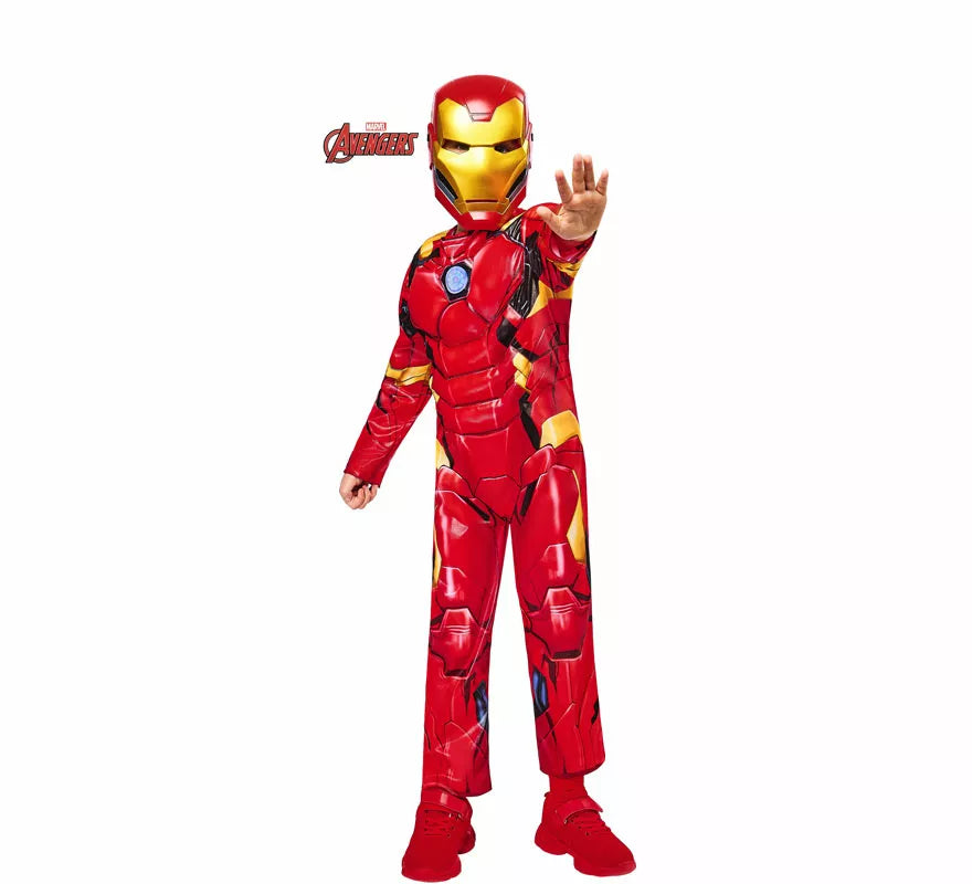 Translation missing: de.Disfraz de Iron Man Musculoso para niño