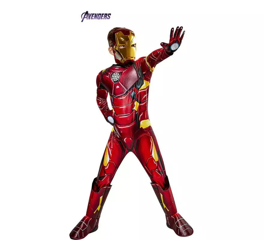 Translation missing: de.Disfraz de Iron Man Premium rojo para niño