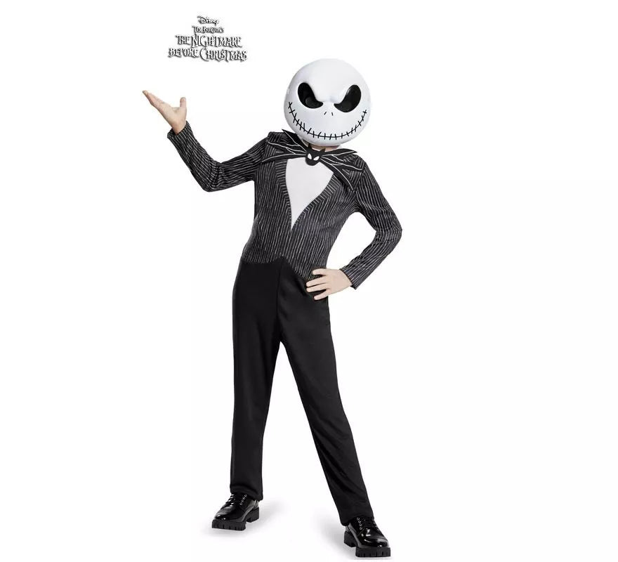 Translation missing: de.Disfraz de Jack Skellington Classic de Pesadilla Antes de Navidad para niño