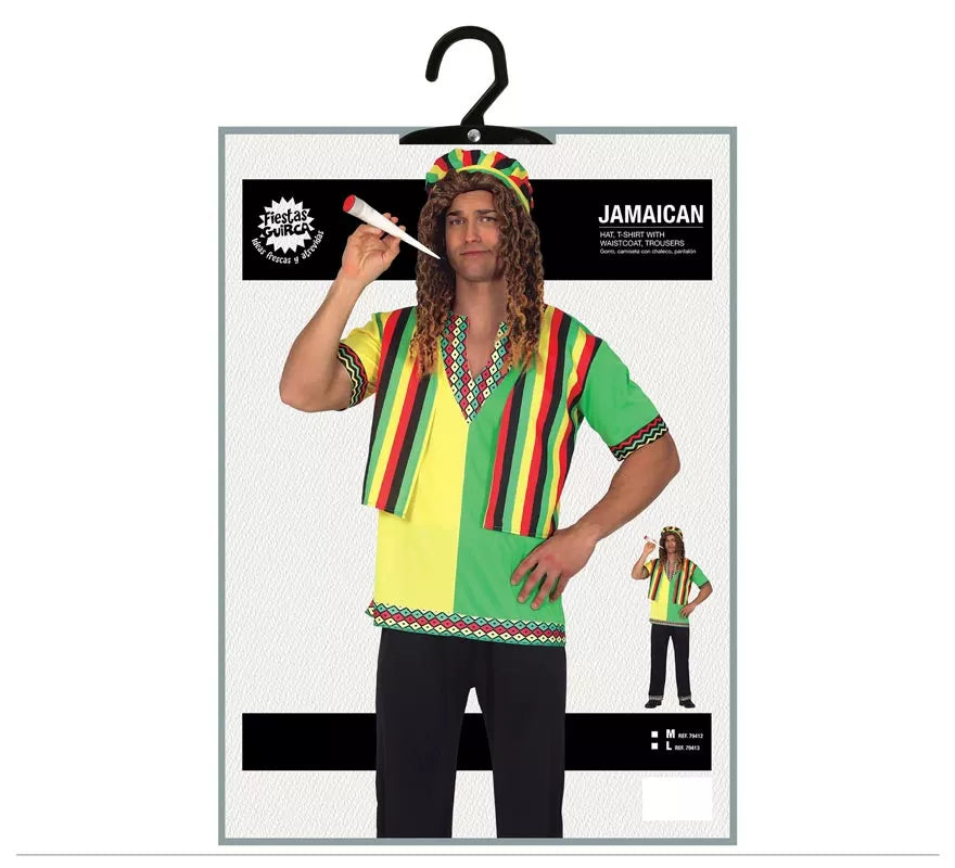 Translation missing: de.Disfraz de Jamaicano para Hombre