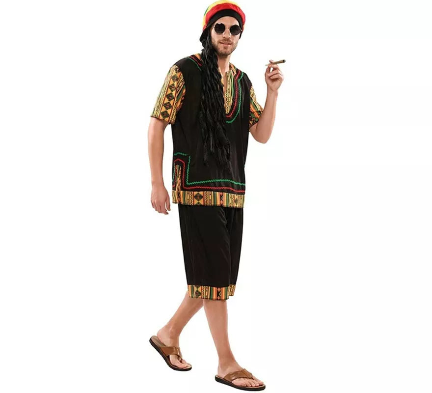 Translation missing: de.Disfraz de Jamaicano Rasta para hombre