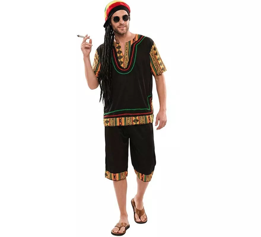 Translation missing: de.Disfraz de Jamaicano Rasta para hombre