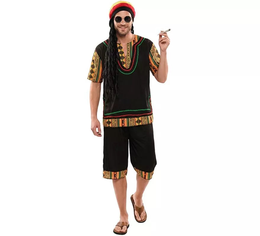 Translation missing: de.Disfraz de Jamaicano Rasta para hombre
