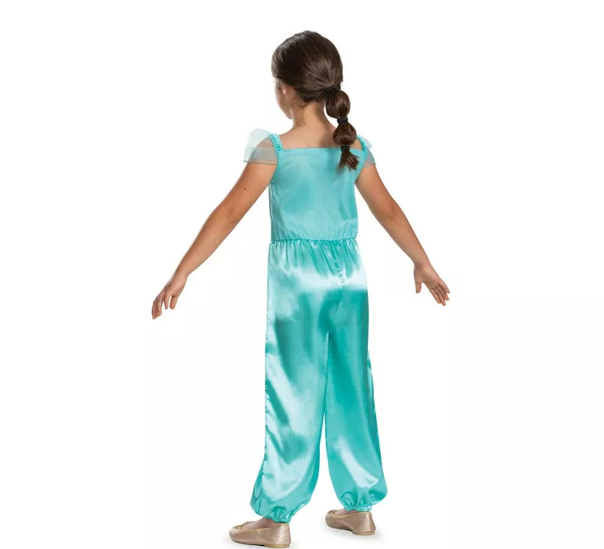 Translation missing: de.Disfraz de Jasmin traje azul clásico para niña