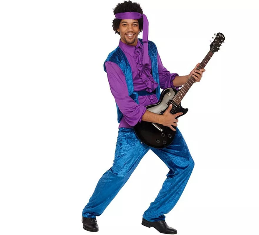 Translation missing: de.Disfraz de Jimi Hendrix para hombre