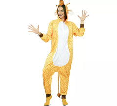 Kugurumi Giraffenkostüm mit Kapuze und Ohren für Erwachsene