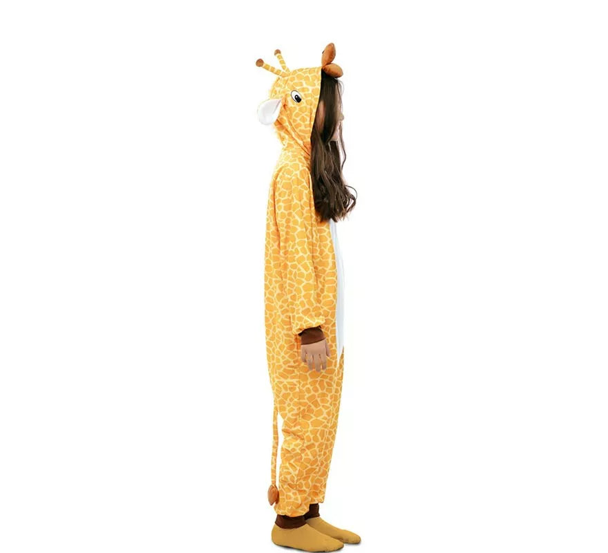 Translation missing: de.Disfraz de Jirafa Kugurumi con capucha y orejas para niños