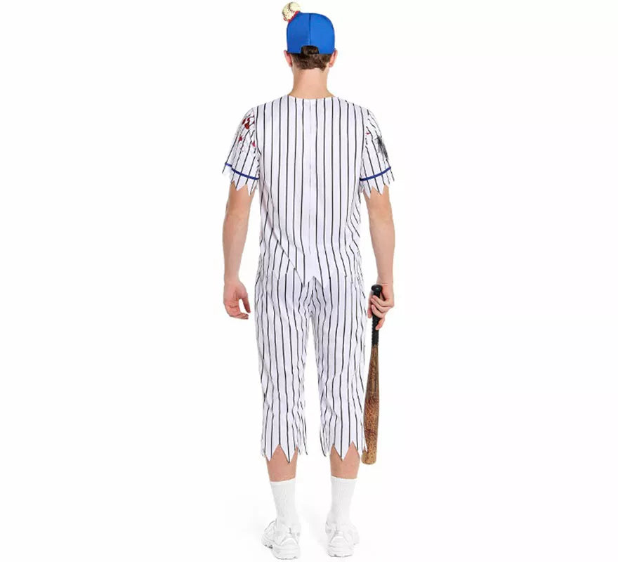 Translation missing: de.Disfraz de Jugador de Béisbol Zombie para hombre