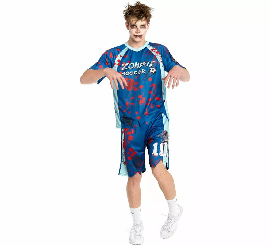 Translation missing: de.Disfraz de Jugador de Fútbol Zombie para hombre