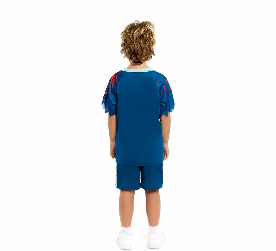 Translation missing: de.Disfraz de Jugador de Fútbol Zombie para niño