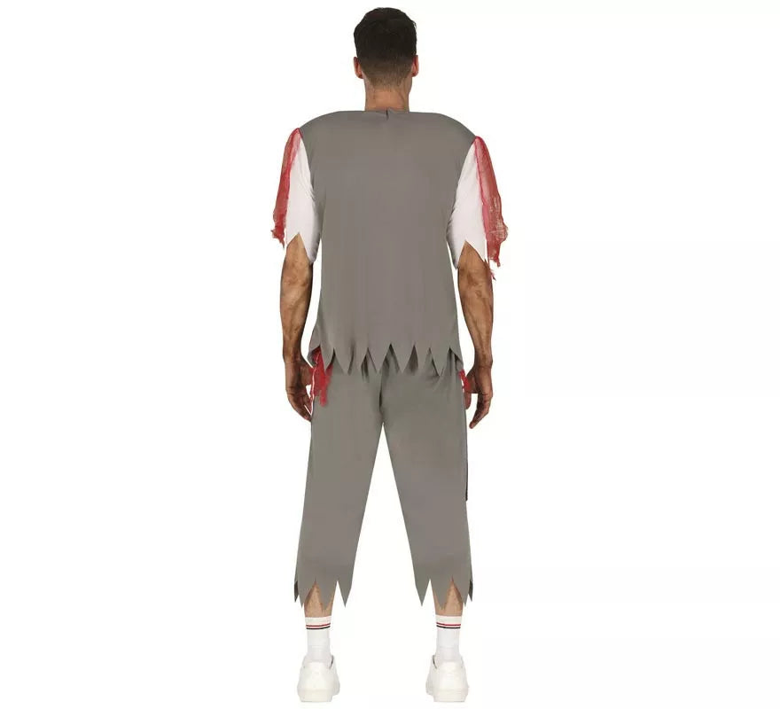 Disfraz de Jugador de Rugby Zombie para hombre