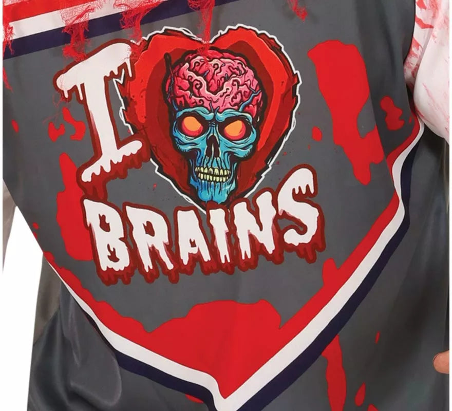 Disfraz de Jugador de Rugby Zombie para hombre