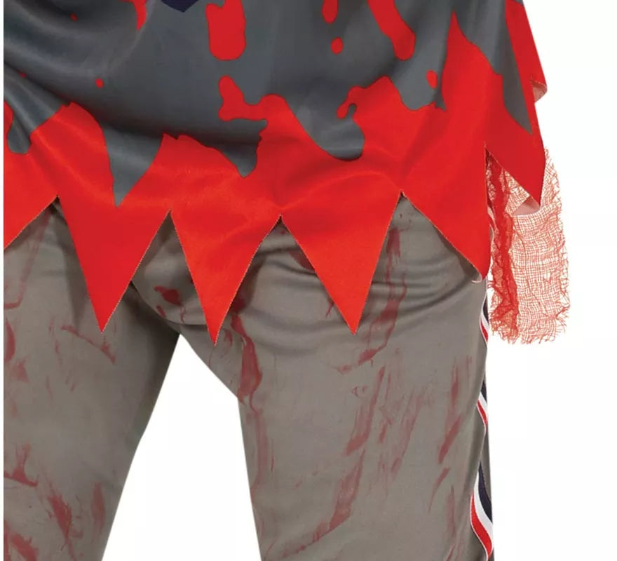 Disfraz de Jugador de Rugby Zombie para hombre