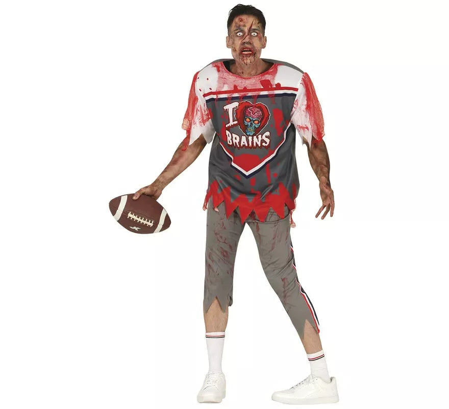 Translation missing: es.Disfraz de Jugador de Rugby Zombie para hombre
