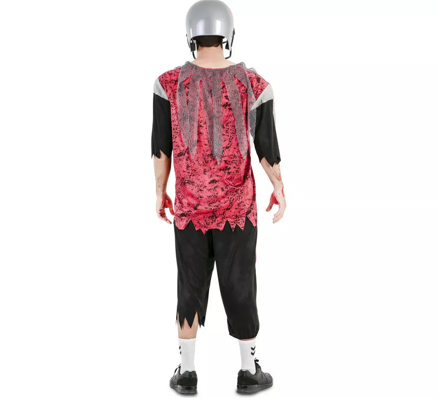 Translation missing: de.Disfraz de Jugador Fútbol Americano Zombie para hombre